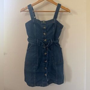 H&M Blue Denim Mini Dress